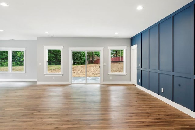 112 Radian Ct, Dallas, GA 30132 - spare room featuring recessed lighting, wood finished floors, and baseboards