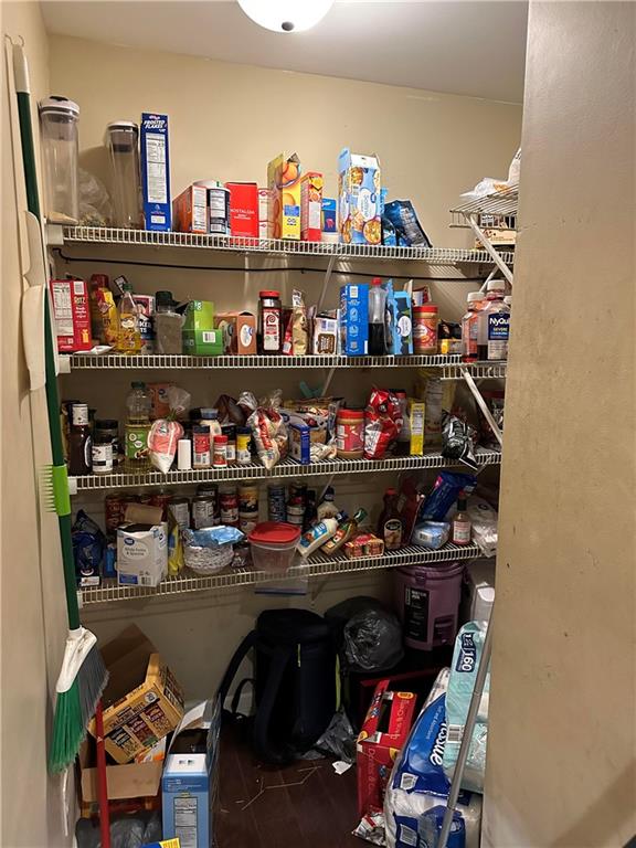 view of pantry