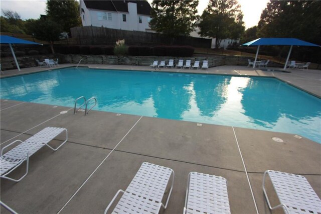 view of yard featuring a fenced backyard and a patio