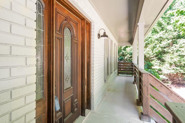 balcony with a porch