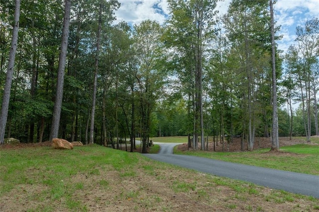 view of road