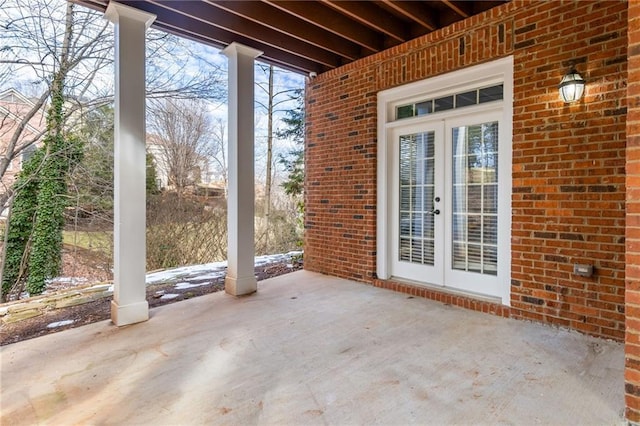 2616 Boddie Pl, Duluth, GA 30097 - view of patio / terrace with french doors