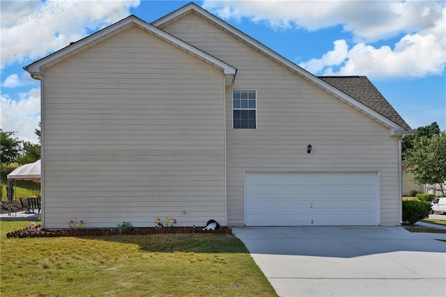 1441 Saint George Pl, Conyers, GA 30012 - view of home's exterior featuring driveway, a garage, and a yard