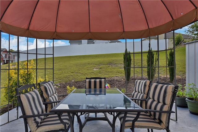 1441 Saint George Pl, Conyers, GA 30012 - view of patio featuring outdoor dining area