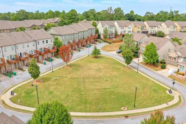 birds eye view of property featuring a residential view