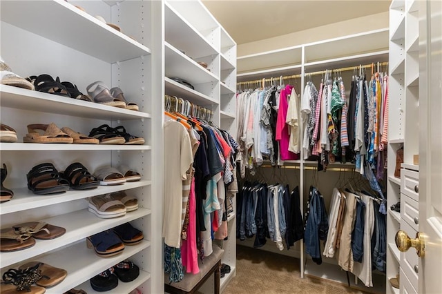 290 Edwardton Ct, Roswell, GA 30076 - walk in closet with carpet flooring