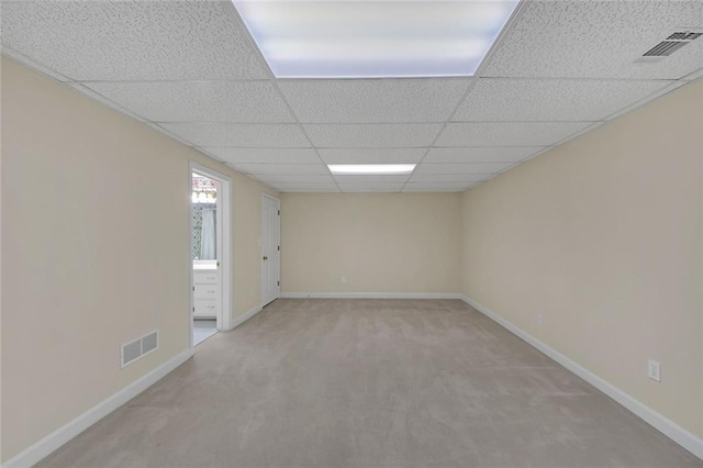 1405 Wilmington Way, Grayson, GA 30017 - unfurnished room featuring carpet floors, a paneled ceiling, and baseboards