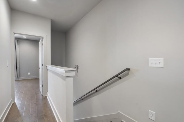 133 City View Ct NE, Atlanta, GA 30308 - stairway featuring wood finished floors and recessed lighting