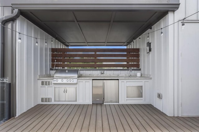 133 City View Ct NE, Atlanta, GA 30308 - view of patio / terrace featuring exterior kitchen and a sink