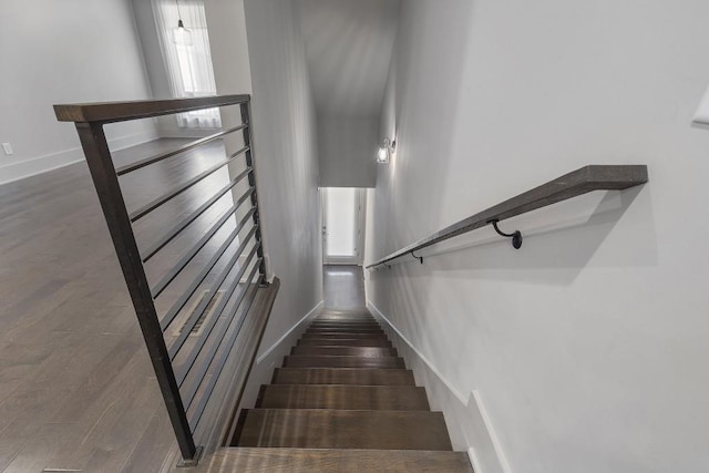 133 City View Ct NE, Atlanta, GA 30308 - stairway featuring wood finished floors