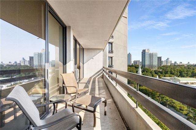 2660 Peachtree Rd NW Unit 18G, Atlanta, GA 30305 - balcony featuring a view of city