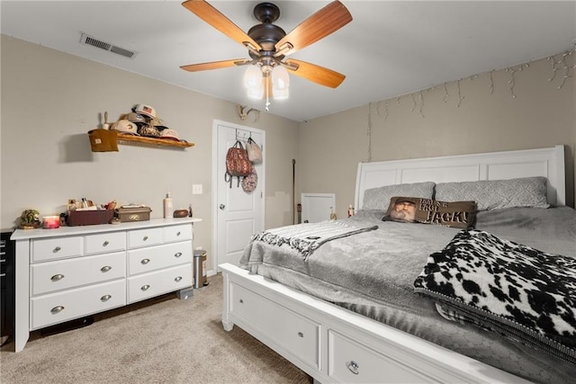2691 Bald Cypress Dr, Braselton, GA 30517 - bedroom featuring light colored carpet and ceiling fan