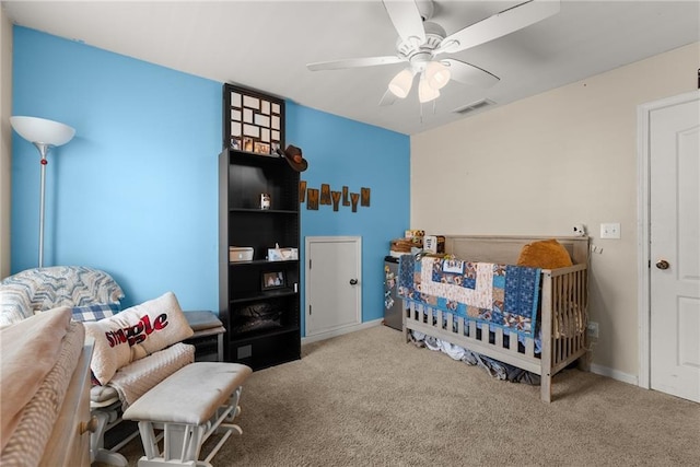 2691 Bald Cypress Dr, Braselton, GA 30517 - bedroom with carpet floors and a ceiling fan