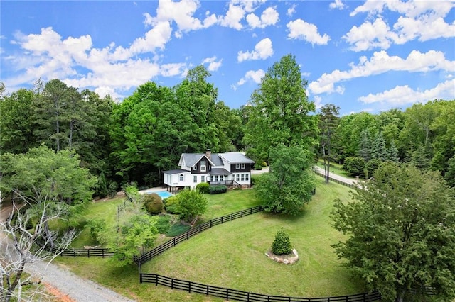 467 Liberty Grove Rd, Alpharetta, GA 30004 - aerial view of sparsely populated area with a forest