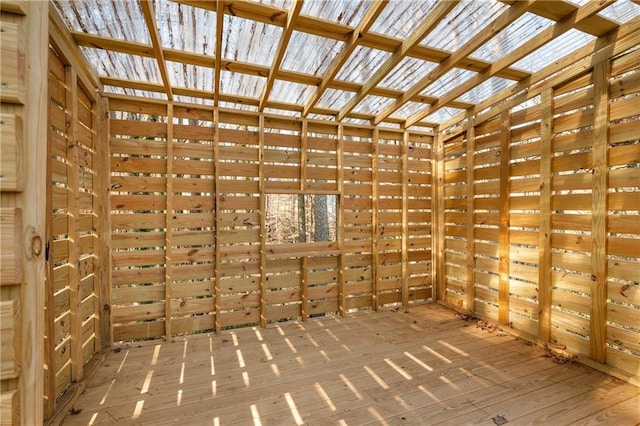 interior space featuring hardwood / wood-style flooring