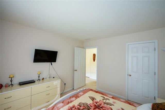 574 Friars Head Dr, Suwanee, GA 30024 - bedroom with baseboards and light carpet