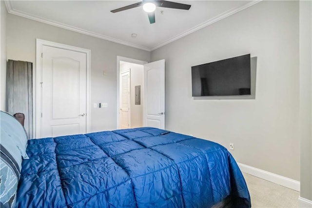 2300 Peachford Rd Unit 1410, Atlanta, GA 30338 - bedroom featuring crown molding, ceiling fan, and electric panel