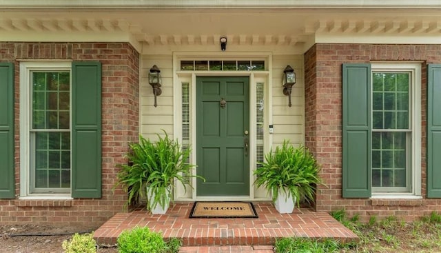 335 Cameron Ridge Dr, Atlanta, GA 30328 - property entrance with a porch and brick siding