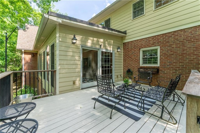 335 Cameron Ridge Dr, Atlanta, GA 30328 - view of wooden terrace