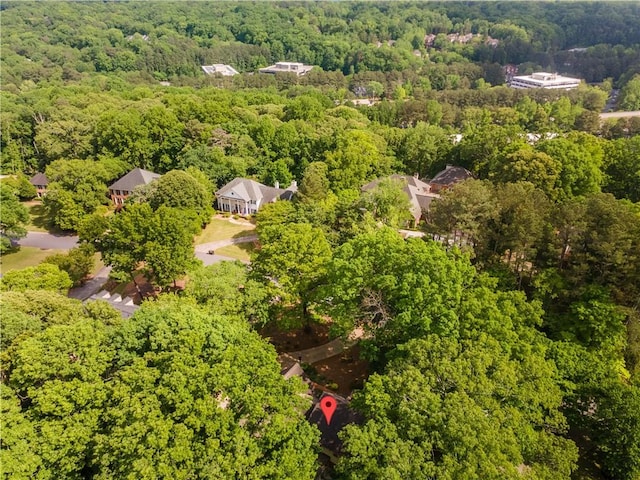 335 Cameron Ridge Dr, Atlanta, GA 30328 - drone / aerial view featuring a view of trees