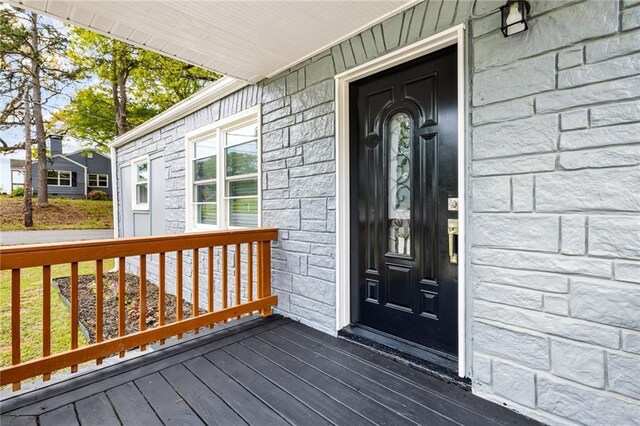 1623 Athens Ave SW, Atlanta, GA 30310 - entrance to property with stone siding