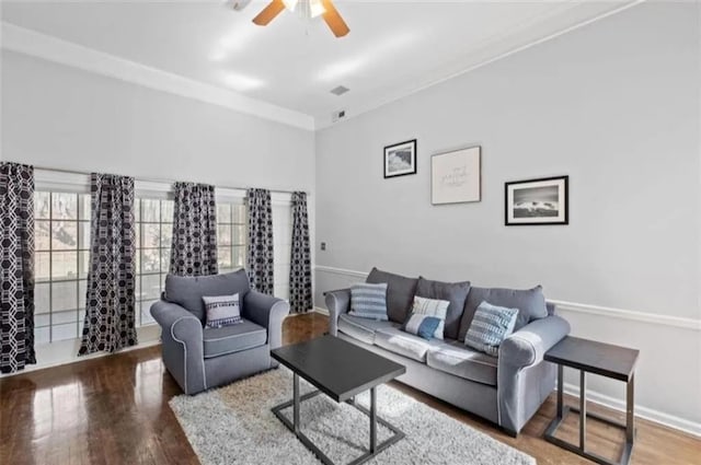 4021 Melvin Dr SW, Atlanta, GA 30331 - living room featuring ceiling fan and wood finished floors