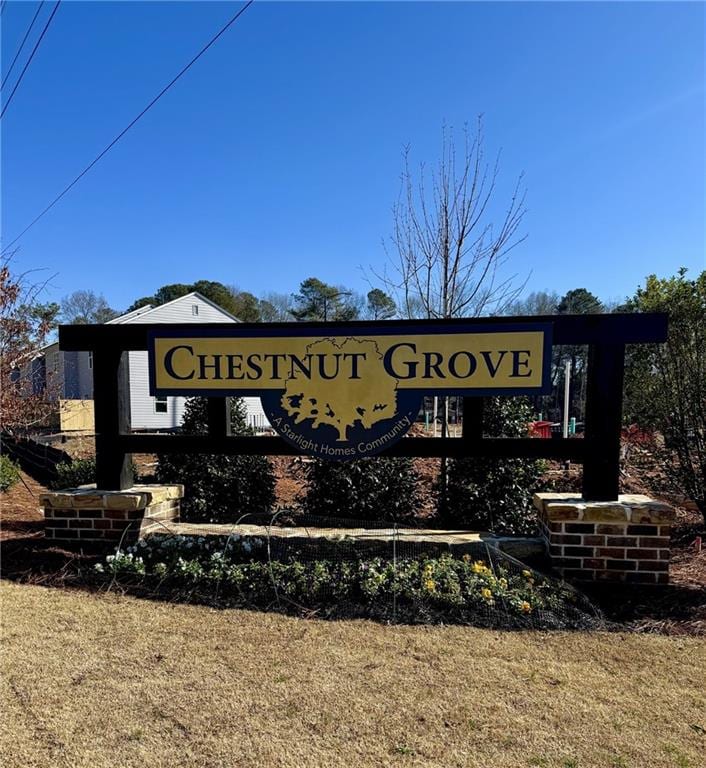 view of community / neighborhood sign