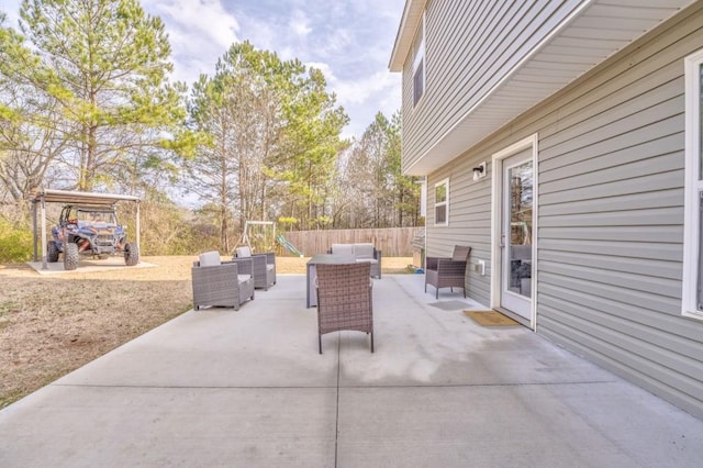 view of patio / terrace with outdoor lounge area