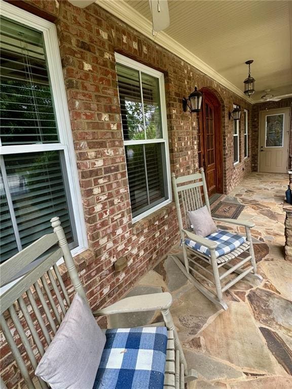 3397 Holly Glen Dr, Dacula, GA 30019 - view of patio / terrace with covered porch