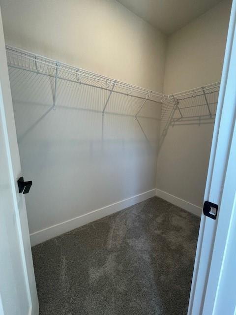 222 Silvercrest Dr, Acworth, GA 30101 - walk in closet with dark carpet