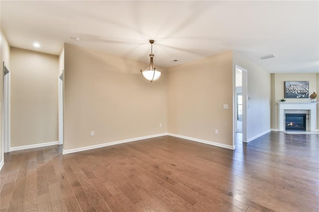 interior space featuring hardwood / wood-style floors