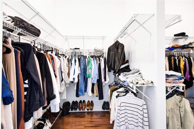 385 Windermere Cir, Newnan, GA 30265 - walk in closet with wood finished floors