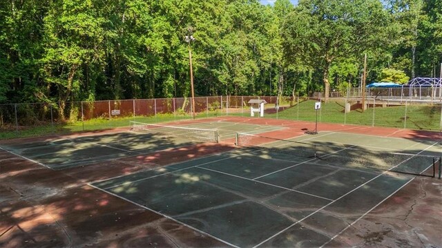 view of tennis court