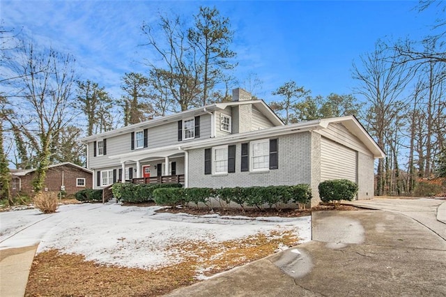 view of front of home with a porch