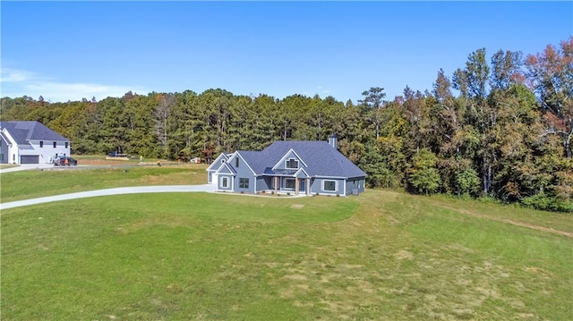 101 Red Oak Ln, Carrollton, GA 30116 - aerial view of property and surrounding area with a heavily wooded area