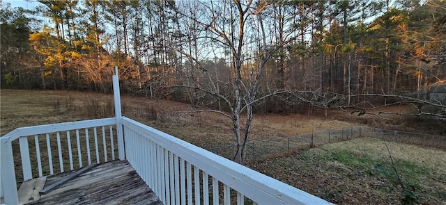 view of deck