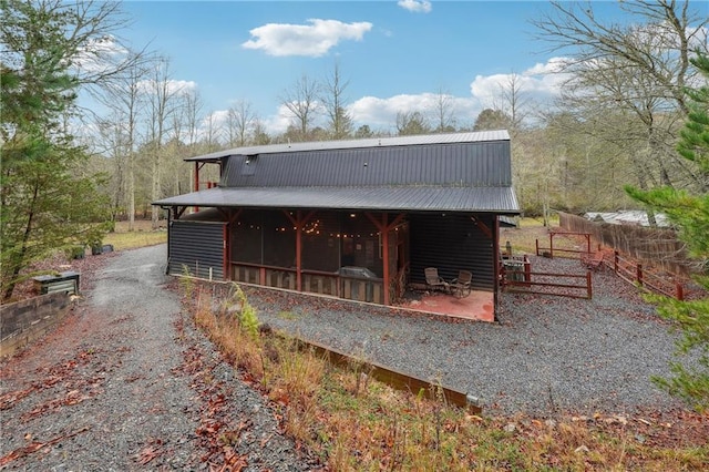 view of back of property