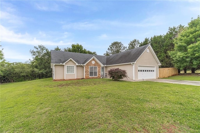 901 Elijah Way, Bethlehem, GA 30620 - ranch-style house with concrete driveway and an attached garage