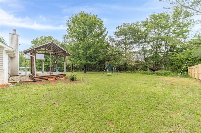 901 Elijah Way, Bethlehem, GA 30620 - view of yard with a gazebo, a deck, and a playground