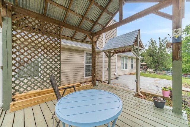 901 Elijah Way, Bethlehem, GA 30620 - view of wooden deck