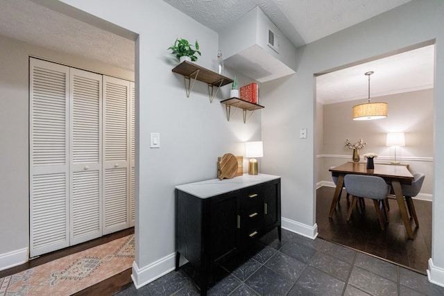 kitchen with pendant lighting