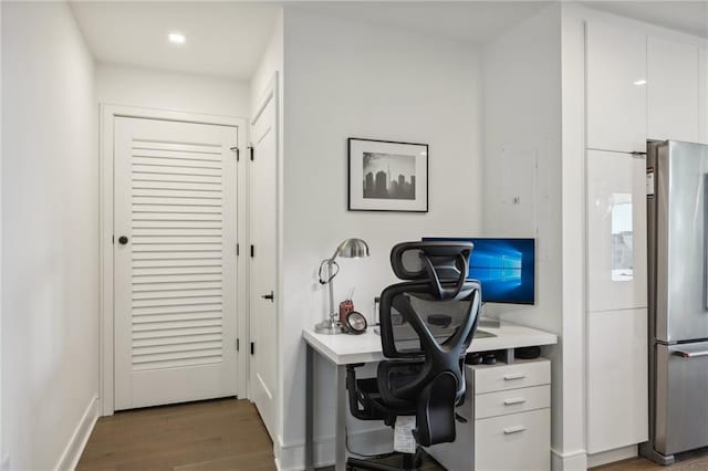 788 W Marietta St NW Unit 403, Atlanta, GA 30318 - office with wood finished floors and baseboards