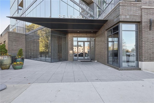 788 W Marietta St NW Unit 403, Atlanta, GA 30318 - view of patio / terrace featuring french doors