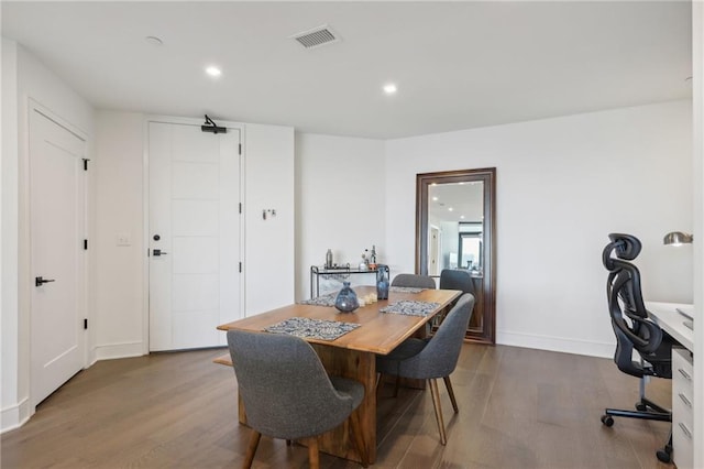 788 W Marietta St NW Unit 403, Atlanta, GA 30318 - dining area with wood finished floors, recessed lighting, and an office area