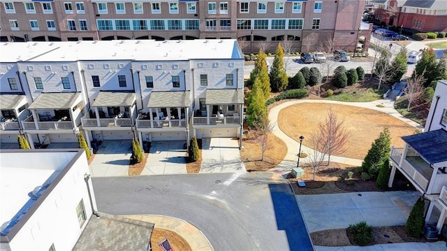 birds eye view of property featuring a residential view