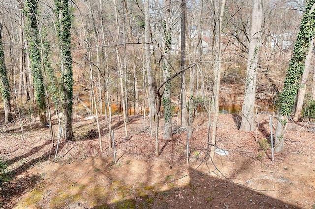 view of landscape with a view of trees