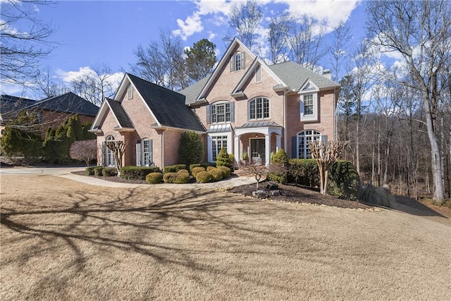 view of property with a front yard