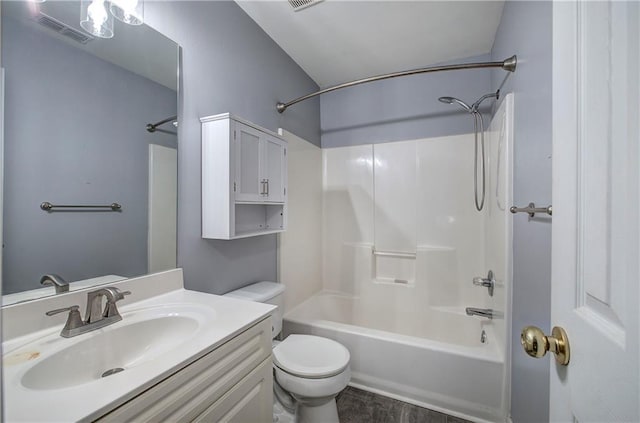 27 Planters Dr NW, Cartersville, GA 30120 - full bathroom featuring toilet, vanity, and shower / washtub combination
