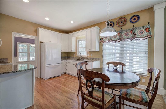 27 Planters Dr NW, Cartersville, GA 30120 - dining room with light wood-style flooring and recessed lighting