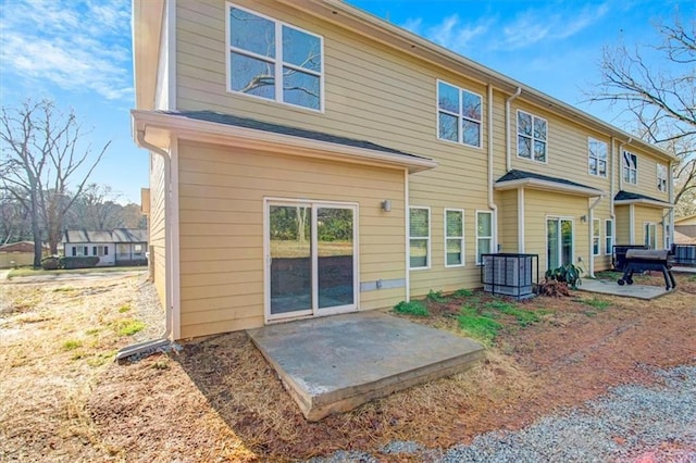 rear view of property with a patio